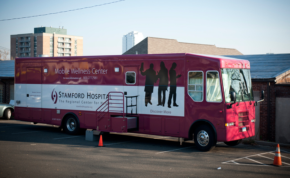 Stamford Hospital Mobile Wellness Center Mammograms on-site